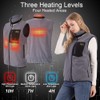 PROSmart Heated Vest Polar Fleece Lightweight Waistcoat with USB Battery