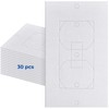 Wall Insulation Outlet Insulators Draft Sealers, 30 Pack Electrical Outlet