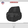 Nomad USA Quick-Easy Universal Fit Throw Over Motorcycle Canvas Biker