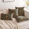 HUASHUZI Cushion Covers William Morris 40x40cm Boho Decorations Double Sided