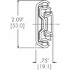 Promark Full Extension Drawer Slides, 53mm (2.08 inches) Width, Heavy