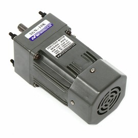 110V AC Gear Motor Reversible Motor + Variable Speed Controller 1:10 Single-Phase Adjustable Speed Motor Asynchronous Gear Reduction Motor High Torque 10K 0-135rpm Speed (3.8nm Torque)