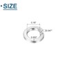 sourcing map #10 Split Lock Washer, 100Pcs 304 Stainless Steel