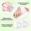 Oiieco Pack of 10 Toe Separators, Gel Toe Separators, for