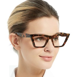 OCCI CHIARI Fashion Reading Glasses Cat Eye Reader 0 1.0 1.25 1.5 1.75 2.0 2.25 2.5 2.75 3.0 3.5 4.0 5.0 6.0 (Brown, 1.25)