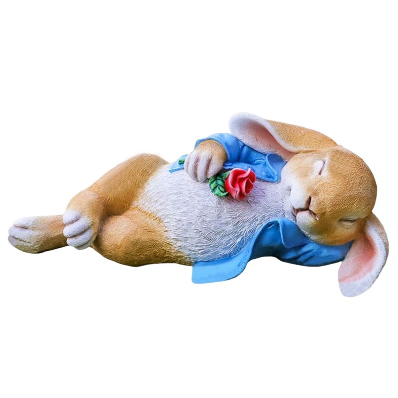 Garden Decoration Small Sculpture Cute Rabbit Resin Garden Decoration Rabbit