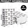 Kolldenn 16 Pcs Coquette Black Bow Paper Gift Bags Women