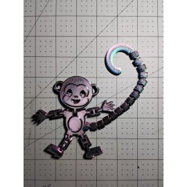 3D Printed Flexible Monkey Kids Toy Figurine 7 Inch Length!