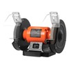 VEVOR Bench Grinder, 8-inch Single Speed, 3450RPM High-Speed Table Grinders