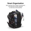 CROSSGEAR Travel Backpack, 30-40L Expandable, 17.3 Inch Large Travel Laptop