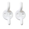 Merriway® BH01554 (2 Pcs) Rope Cord Cleat Hooks, 50mm (2