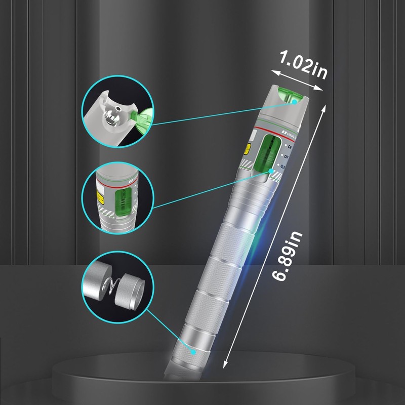 Visual Fault Locator for Fiber Optic Cables, VFL Supports FC/ST/SC/LC