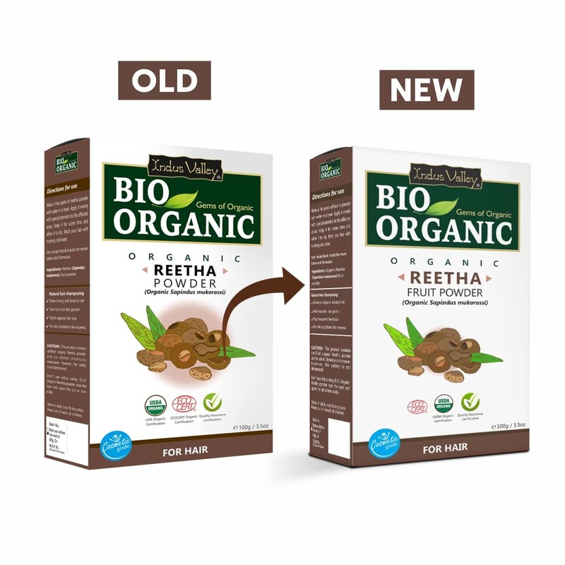 Indus Valley Organic organic powder (reetha)