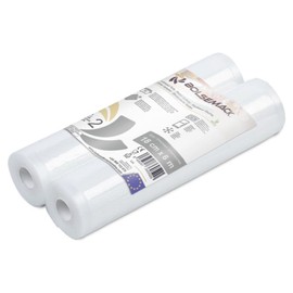 BOLSEMACK Foil Rolls 18 cm x 6 m - 2 Rolls Vacuum Bags for All Vacuum Sealer & Food Vacuum Sealer - Vacuum Bags Very Strong & Tear-Resistant - Vacuum Bags Food BPA Free