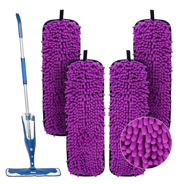 4 Pack Pet Floor Cleaner Dog Microfiber Sweeping Pad Pet
