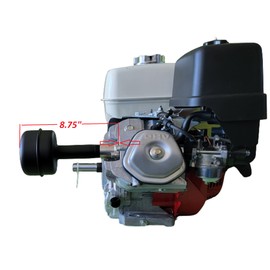 Straight Muffler with SS adapter for Predator 301cc & 420cc, GX240, GX270, GX390