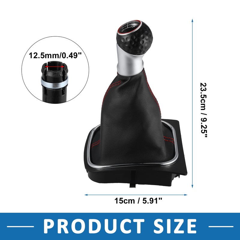 A ABSOPRO Car 6 Speed Gear Knob for Volkswagen R32