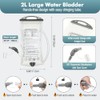 MoKo Lauf Trinkweste mit 2L Trinkblase, Leichter Hydration Vest Brusttasche