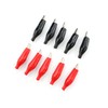 Alligator Clip [28mm x 35mm] (Red/Black) Set of 10 -