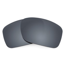 Revant Replacement Lenses for Oakley Turbine Sunglasses, UV Protection, Anti-Scratch, and Impact Resistant, Polarized Black Chrome Mirrorshield