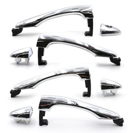 Otois 8Pcs Front Rear Exterior Chrome Door Handle Set for Kia Sportage 2011 2016