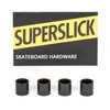 Superslick Spacer Set Black Skateboard Longboard Ball Bearing Spacer