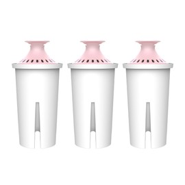 AQUA CREST Magnesium Water Filter, Intended for Brita® Pitchers and Dispensers, Everyday, UltraMax, Metro+, XL and More, 2 Months, Reduces Chlorine, 3 Count