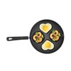 Egg Frying Pan 4 Cups Stick Proof Even Heating Iron