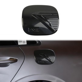 Korlot Carbon Fiber Style Fuel Tank Cover Gas Door Trim Accessories For KIA K5 2021-2026