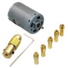 Bestgle Mini Collet Chucks 3 Sets 3.17mm Bit Collet with
