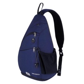 WATERFLY Sling Bag Crossbody Backpack Shoulder Backpack with Adjustable Shoulder Strap Perfect for Outdoor Sports, Hiking, Cycling, Mountaineering, Travel