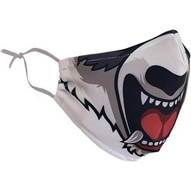 Delfina Stay Safe Reusable Face Mask Protection Washable Mouth & Nose Shield Breathable Anti Smoke Pollution Bike Motorcycle Sport (Mad Dog)