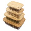 DE Glass Food Storage Containers with Bamboo Lids – 4