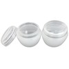 Beauticom Frosted Container Jars with Inner Liner and Lid for