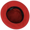 Seeberger Anti-Rain Cloche Hat Women, darkred