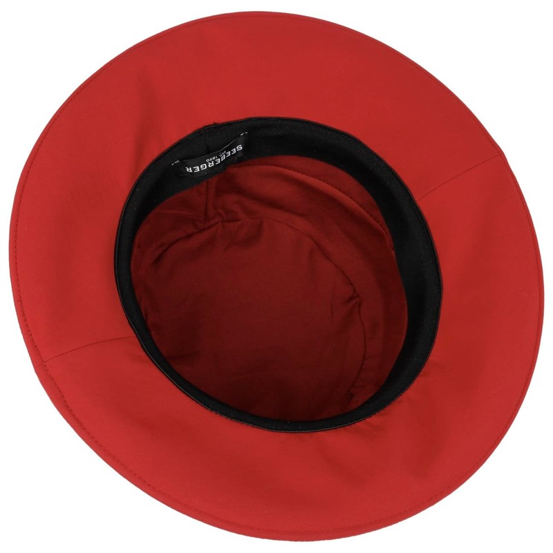 Seeberger Anti-Rain Cloche Hat Women, darkred