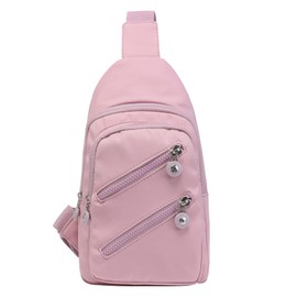 Sling Bag Sling Backpack Crossbody Bags for Women, Small Chest Bag Daypack Cross Body Bag Fanny Pack for Outdoors Traveling Hiking - Lilac
