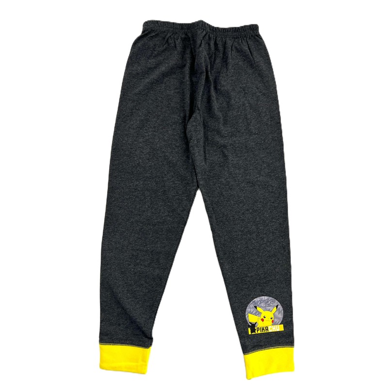 Pokémon Boys Pyjamas Pikachu 11-12 Years, PJ’s Nightwear Grey