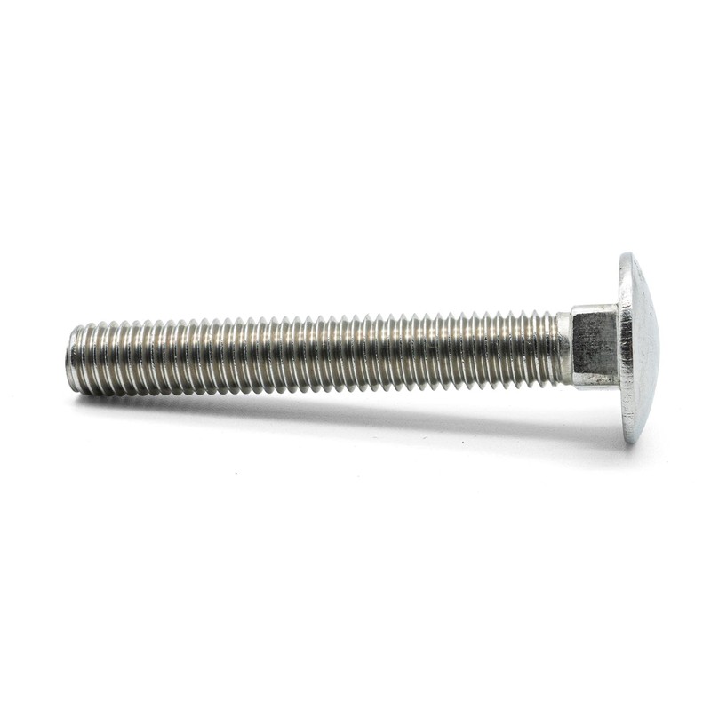 Hippo Hardware M8 (8mm X 120mm) Carriage Bolts Cup Square
