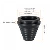 sourcing map Rubber Grommet Mount Hole 30 mm Conical for