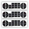 AC Dash Button Repair Kit, AC Dash Switch Label Replacement