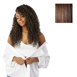 Sensationnel Curls kinksandco synthetic bundles - tropical brazilian quick weave hair or pony styles for natural 3c to 4c hair textures (18 20 22 inch, S1B/30)