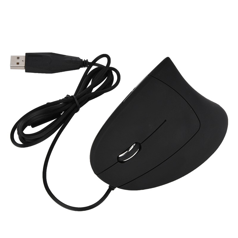USB Wired Left Hand Vertical Mouse Ergonomic Gaming Mouse Wrist