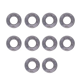 10 Pieces Tarpaulin Thrust Ball Bearings Miniature Ball Bearings High Accuracy Removable Miniature Metal Axial Bearing Set (51102)