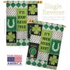 Breeze Decor St Patrick Patricks Lucky Day Garden House Flags