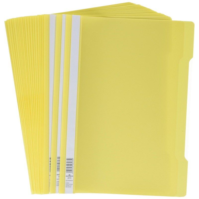 Durable 252304 Document Folders (A4 Standard, PP) Pack of 25,