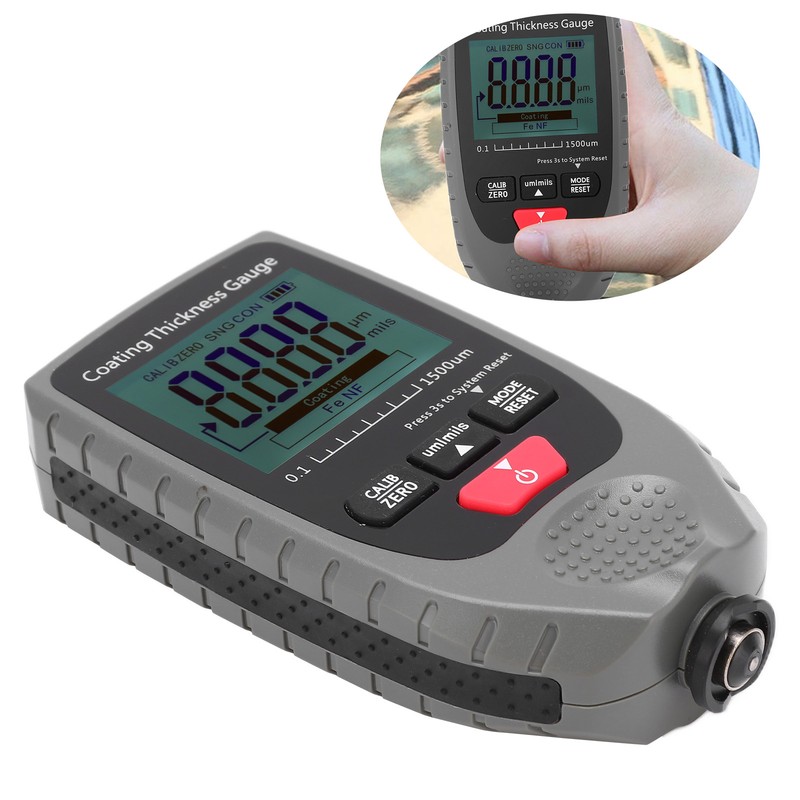 GM998 Thickness Gauge LCD Digital Paint Thickness Gauge Haigh Accuracy