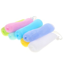 Baluue 7pcs Soap Pouch Exfoliating for Handmade Soap for Bath Shower Use Lathering and Storage Random Colors