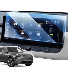 LANGBEAN Altima Screen Protector for 2025-2023 Nissan Altima SL & Rogue SL/Platinum 12.3 Inch Touchscreen, HD Clear, High Sensitivity, 9H Tempered Glass Car Navigation Screen Protector