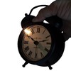 NEXTIME Table Amsterdam Small Table Clock, Alarm Clock, Stylish, Quiet,